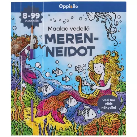Oppi & ilo Maalaa vedellä Merenneidot - Kirjat - WS590719 - 1