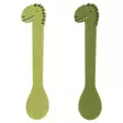Trixie silikonilusikka 2-pack, vihreä - Juomapullot, astiat ja aterimet - trixie96419 - 1
