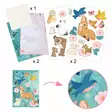 Djeco askartelupaketti Fluffy Box - Askartelu/Tarrat/Tatuoinnit - DJ09329 - 6