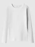 Name it lasten rib paita, valkoinen - Pitkähihaiset paidat - name13234729 - 1