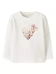 Name it lasten sydän trikoopaita, valk. - Pitkähihaiset paidat - name13251469 - 1