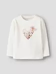 Name it lasten sydän trikoopaita, valk. - Pitkähihaiset paidat - name13251469 - 3