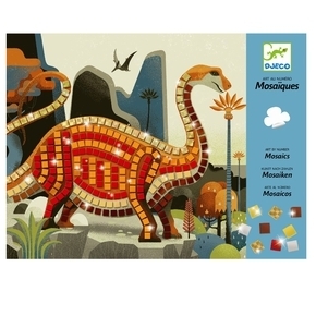 Djeco Dinosaurus mosaiikki - Askartelu/Tarrat/Tatuoinnit - DJ08899 - 1