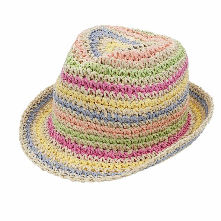 Maximo lasten olkihattu, värikäs - Kesähatut - max335231019 - 1