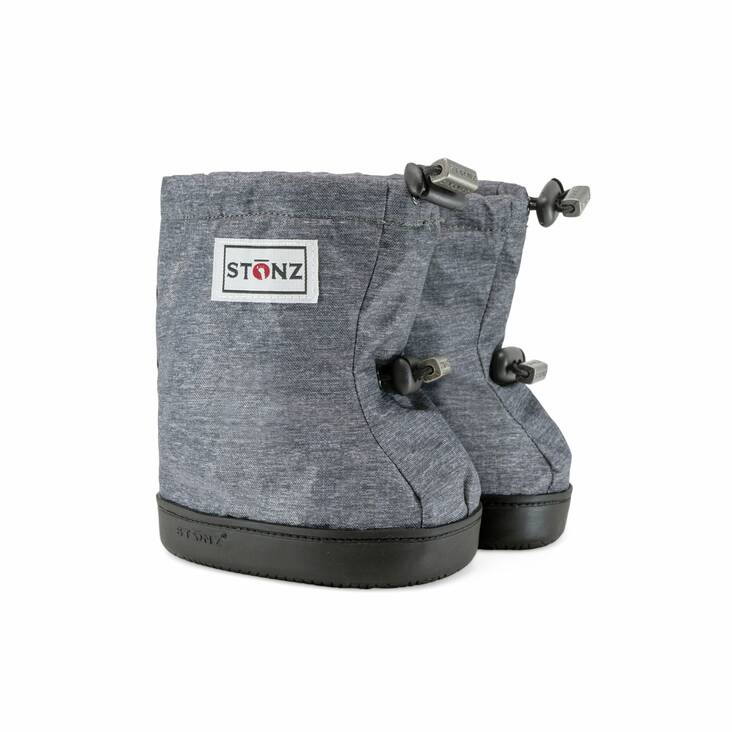 Stonz Toddler Booties, Heather grey - Töppöset - stonz09 - 1