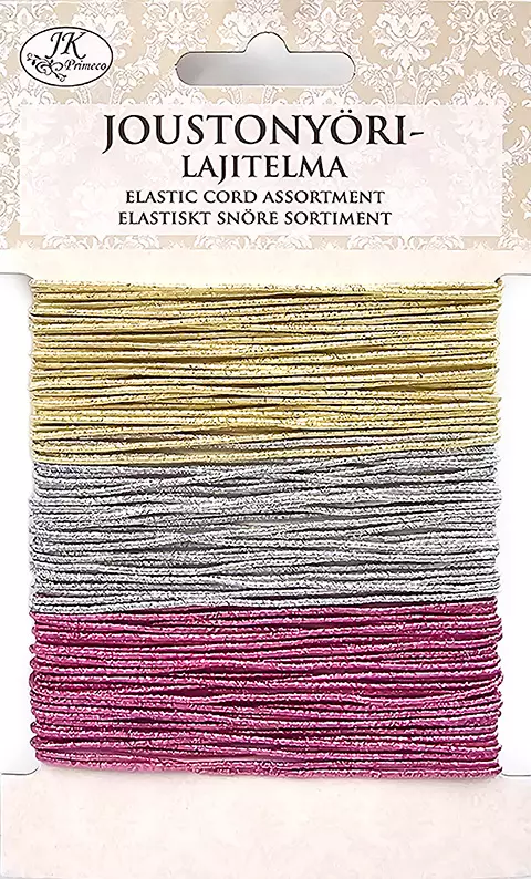 Joustonyörilajitelma glitter - Askartelu/Tarrat/Tatuoinnit - JPK3739 - 1