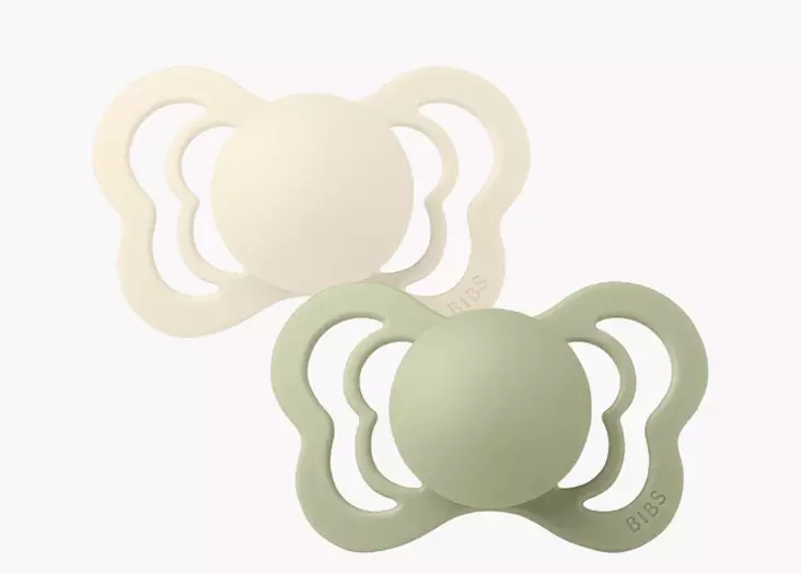 Bibs Couture tutti 2kpl, Ivory/Sage - Tutit ja tuttinauhat - bibs1800309 - 1