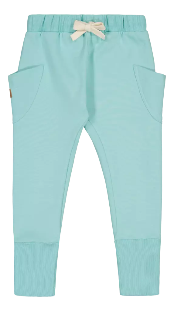 Metsola lasten collegehousut, turkoosi - College- ja trikoohousut - MET25S109 - 1