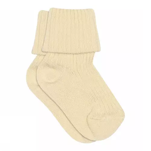 MP lasten rib puuvillasukat, beige - Sukat - mpc105334109 - 1