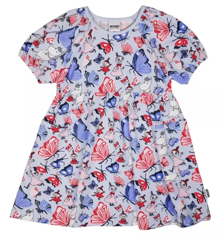 Muumi lasten mekko, perhospuisto - Lyhythihaiset mekot - mart72591899 - 1