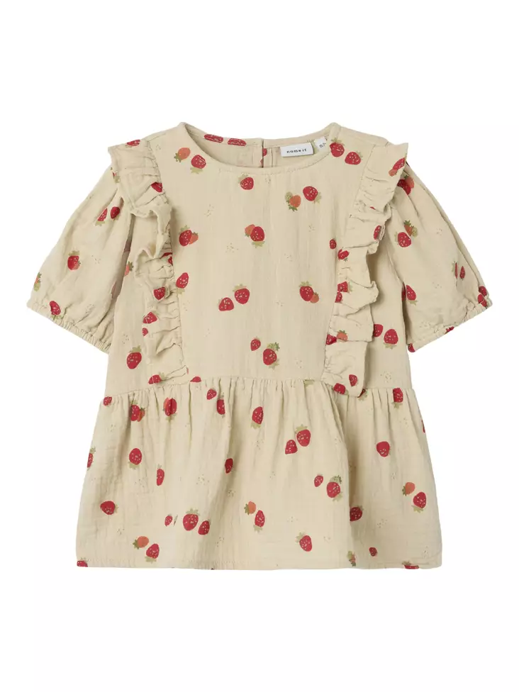 Name it lasten mansikkapaita, beige - T-paidat - name13239609 - 1