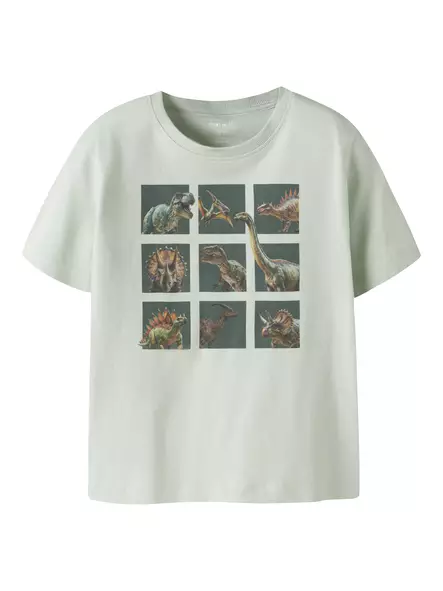 Name it lasten T-paita, dino/v.vihreä - T-paidat - name13241569pa - 1
