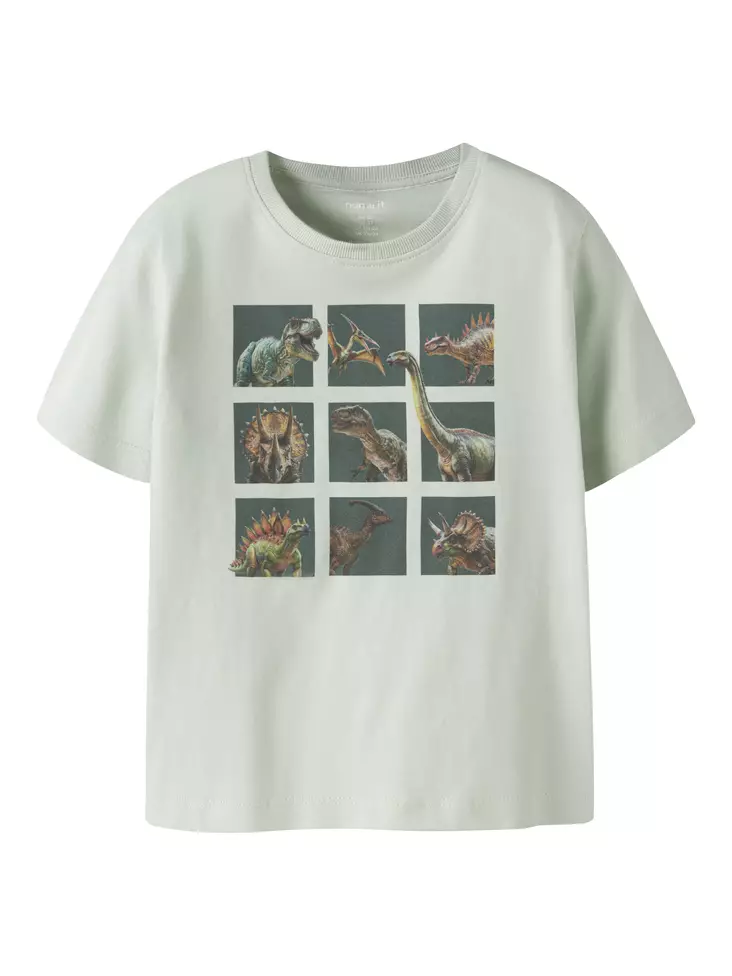 Name it lasten T-paita, dino/v.vihreä - T-paidat - name13241569pa - 1