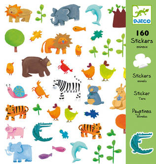 Djeco Eläimet tarrat - Askartelu/Tarrat/Tatuoinnit - DJ08841b - 1