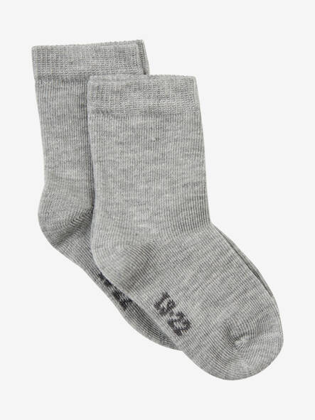 Minymo lasten sukat 2-pack, harmaa - Sukat - mi19507550b - 1