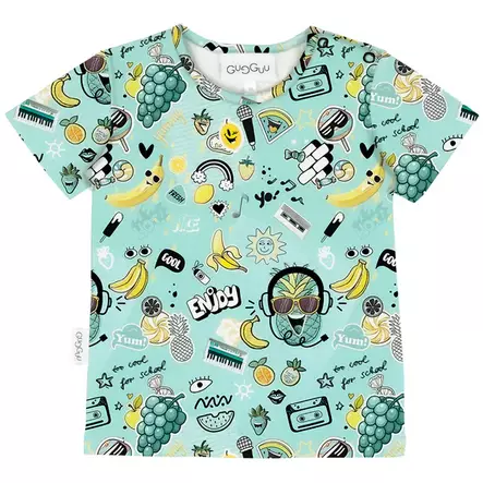 Gugguu lasten T-paita, vsin.tarrat 140- - T-paidat - gugP033226b - 1