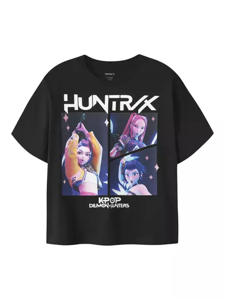 Name it Kpop Demon Hunters T-paita,musta - T-paidat - name13264031b - 1