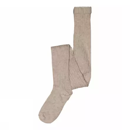 Mp lasten rib villasukkahousut, beige - Sukkahousut - mp101280489b - 1