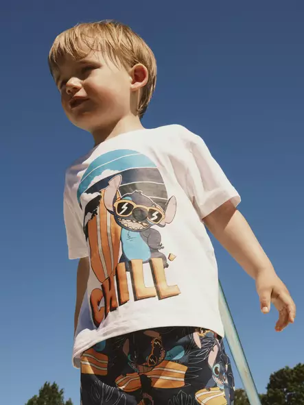 Name it lasten Stitch T-paita, valkoinen - T-paidat - name13254156b - 2