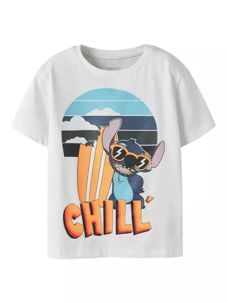 Name it lasten Stitch T-paita, valkoinen - T-paidat - name13254156b - 1