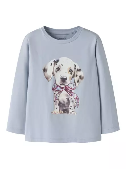 Name it lasten trikoopaita, rusetti dalmatialainen - Pitkähihaiset paidat - name13259495sb - 1
