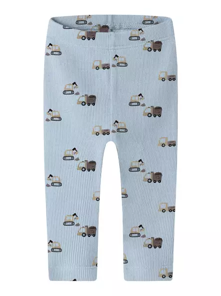 Name it rib legginsit, työkone sininen - Legginsit - name13257377ab - 1
