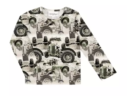 Gugguu lasten paita, traktori - Pitkähihaiset paidat - gg25P0331b - 1