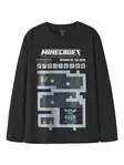 Name it lasten Minecraft paita, musta - Pitkähihaiset paidat - name13260043b - 1