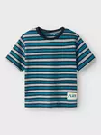 Name it lasten T-paita, turkoosi raita - T-paidat - name13238138fb - 1