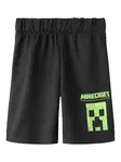 Name it Minecraft shortsit, musta - Shortsit ja shortsihaalarit - name13254206b - 1