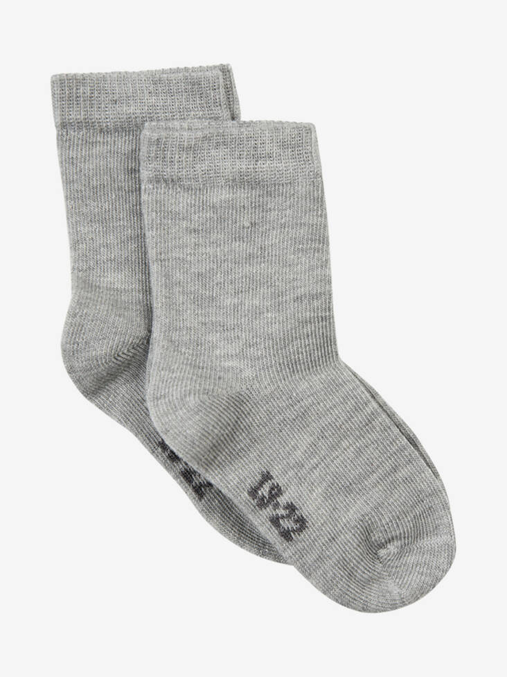 Minymo lasten sukat 2-pack, harmaa - Sukat - mi19507550b - 1