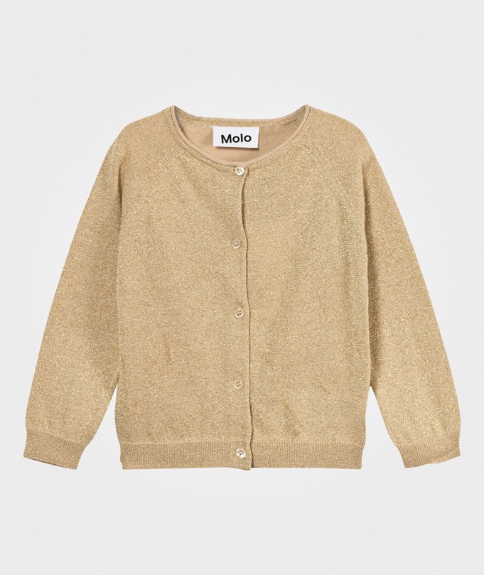 Molo lasten neuletakki, kulta - Neuleet - 4S17K301b - 1