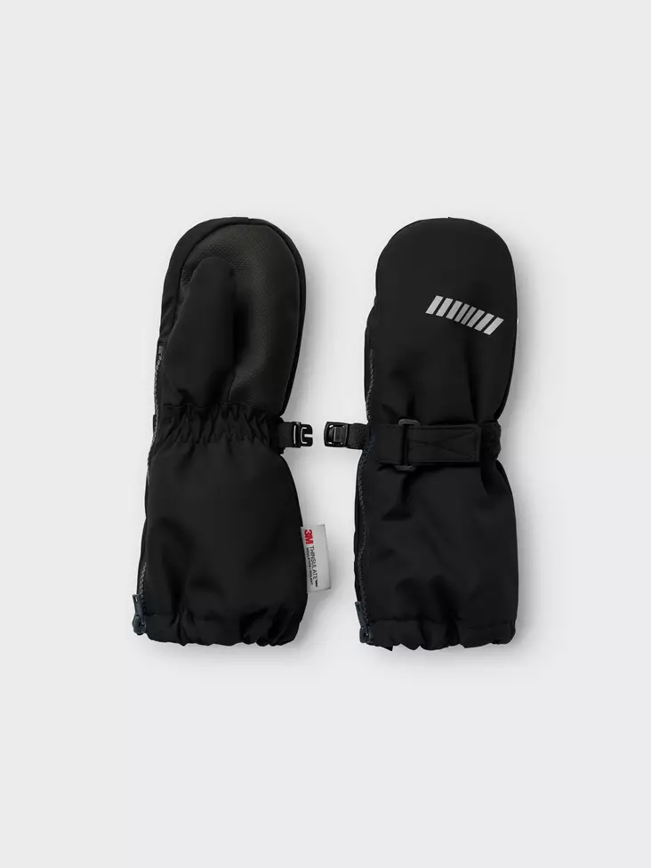 Name it lasten topparukkaset, musta - Talvikäsineet - name13232890b - 1