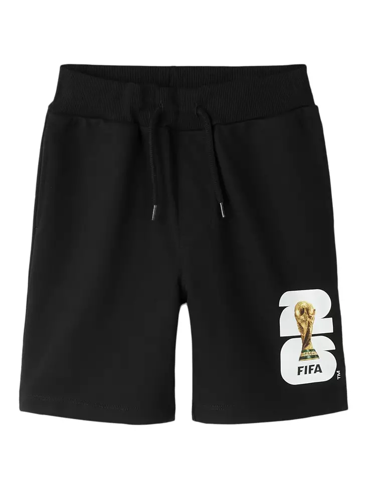 Name it Fifa collegeshortsit, musta - Shortsit ja shortsihaalarit - name13257403b - 1