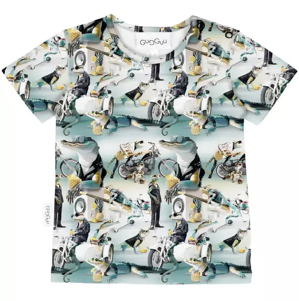 Gugguu lasten T-paita, liskot - T-paidat - gugP033230b - 1