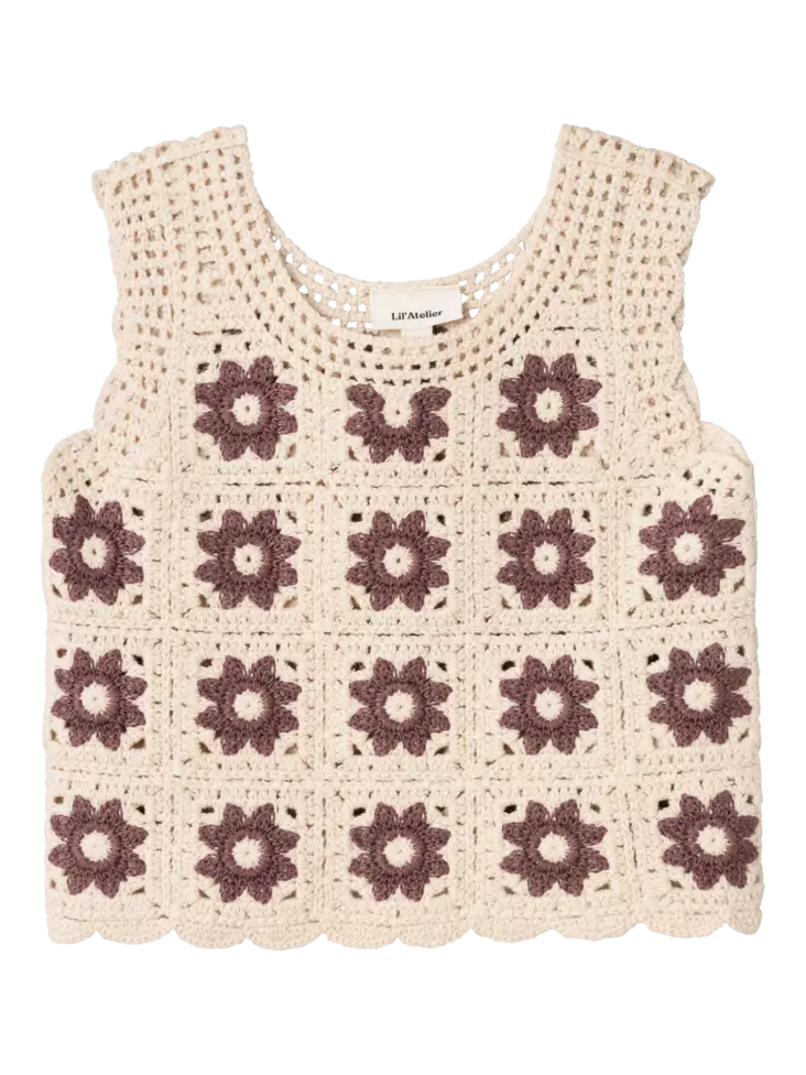 Lil'Atelier lasten virkattu neuleliivi - Neuleet - name13233778b - 1