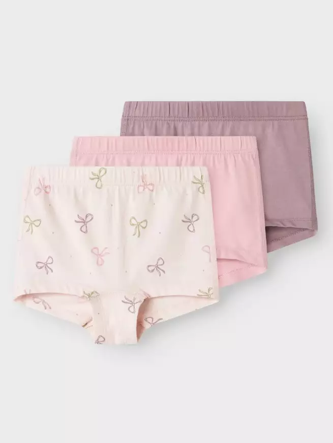 Name it lasten alushousut 3kpl, rusetti - Aluspukeutuminen - name13241983bb - 1