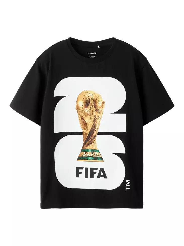 Name it lasten Fifa T-paita, musta - T-paidat - name13256993b - 1
