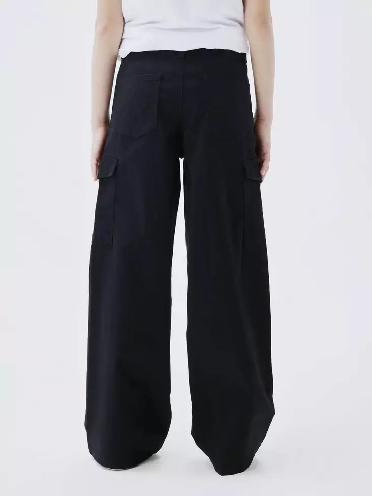 Name it lasten reisitaskuhousut, musta - Muut housut - name13220718b - 1