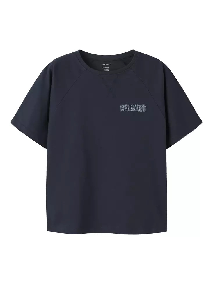 Name it lasten t-paita, Navy Blazer - T-paidat - name13249346nb - 1