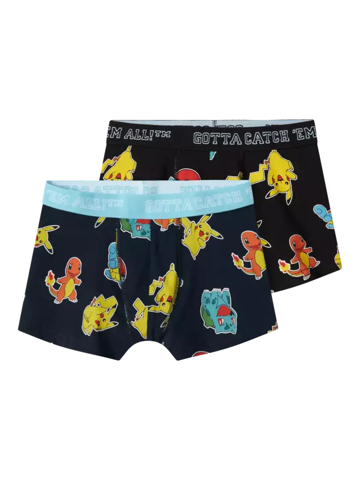 Name it Pokemon bokserit, musta/sininen - Aluspukeutuminen - name13235624b - 1