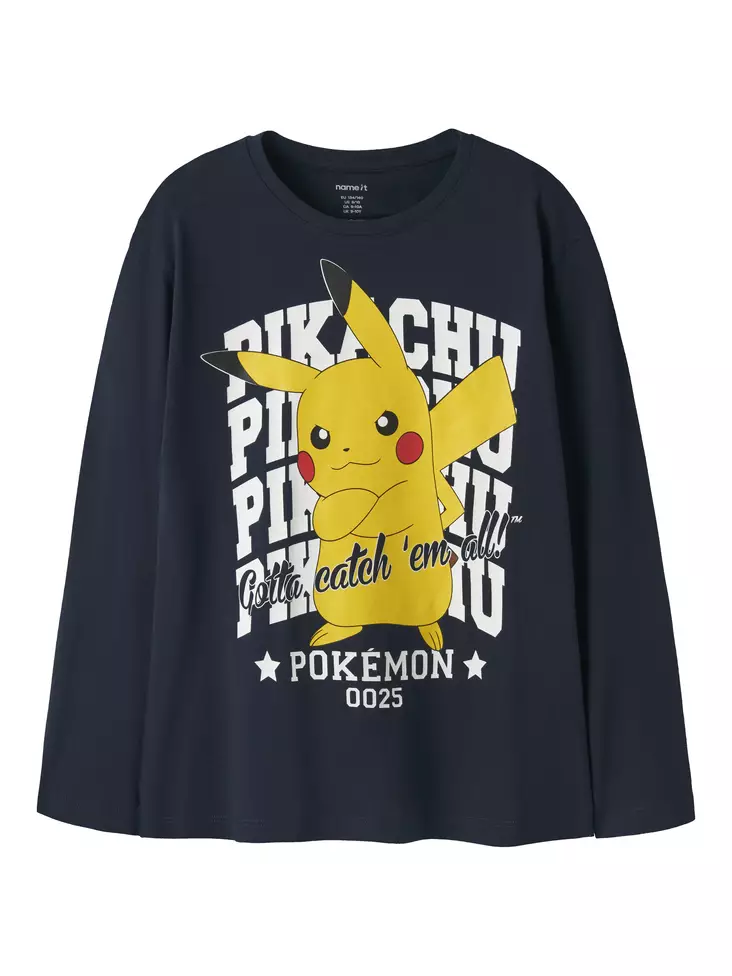Name It Pokemon paita, t.sininen - Pitkähihaiset paidat - name13248216nb - 1