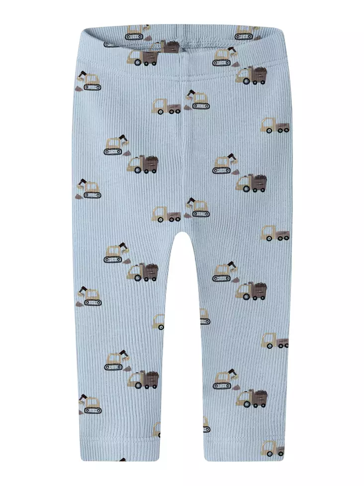 Name it rib legginsit, työkone sininen - Legginsit - name13257377ab - 1