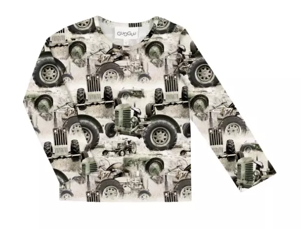 Gugguu lasten paita, traktori - Pitkähihaiset paidat - gg25P0331b - 1
