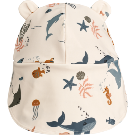 Liewood lasten uimahattu, merenelävät - Kesähatut - LW17682sc - 2