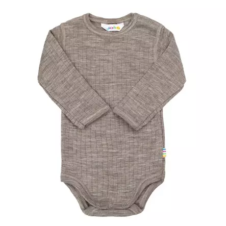 Joha vauvan villabody, hiekka - Pitkähihaiset bodyt - joha6634350c - 2