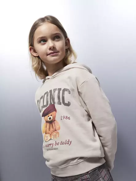 Name it huppari Iconic Teddy, Cement - Hupparit ja svetarit - name13249371c - 2