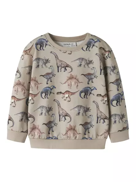 Name it lasten collegepaita, dino/beige - Collegepaidat - name13259768pc - 1