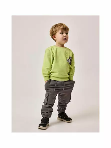 Name it lasten reisitaskuhousut, harmaa - College- ja trikoohousut - name13236437c - 2