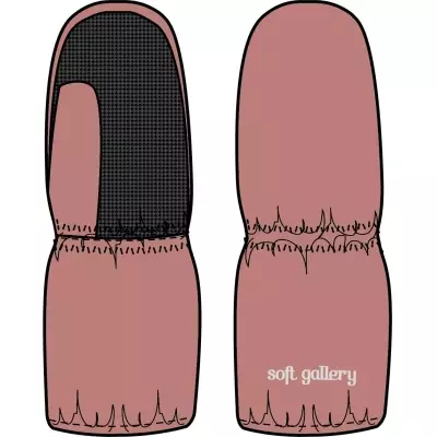 Soft Gallery lasten talvikintaat, roosa - Talvikäsineet - SG105SDc - 1